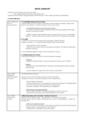 Media Summary
