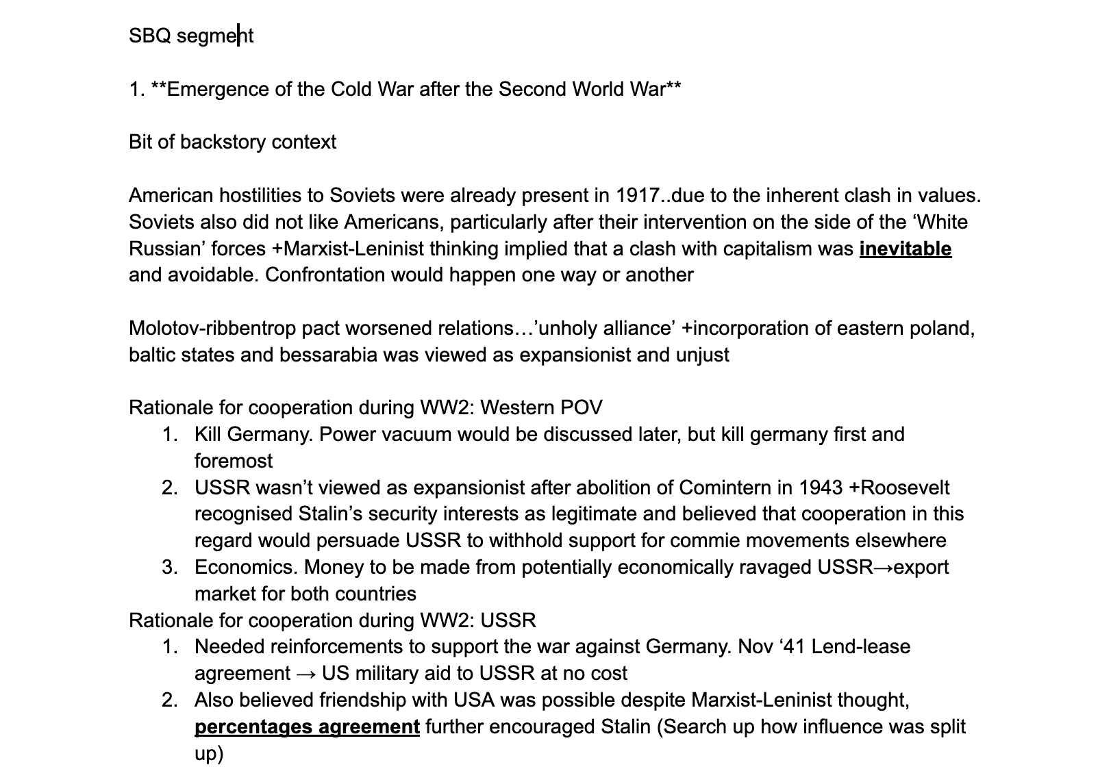 9174 H2 History Paper 1 SBQ + EQ notes (IH)
