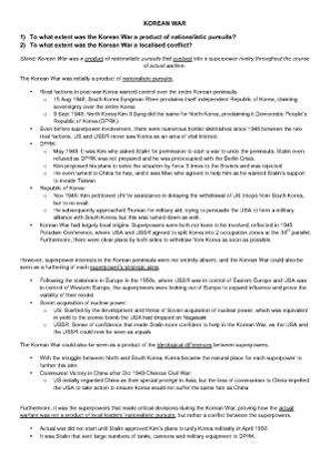 H2 IH_Korean War and CMC Essay Outlines