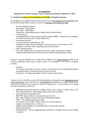 H2 IH_US Dominance Essay Outlines
