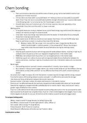 Physical Chem Compiled Answers