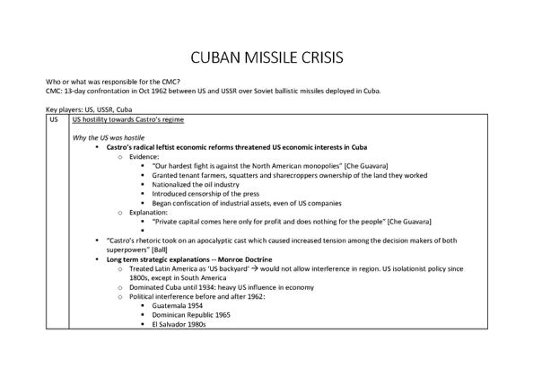 Extensions of the Cold War