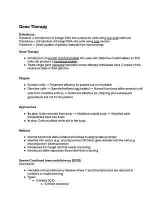 Gene Therapy