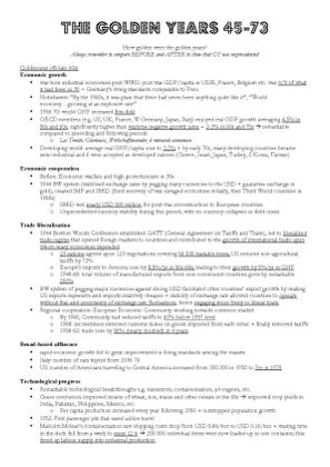 Global Economy_Golden Years and Crisis Decades_Notes