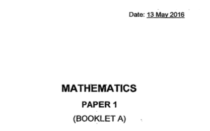 P6 Maths SA1 2016 Tao Nan Exam Papers