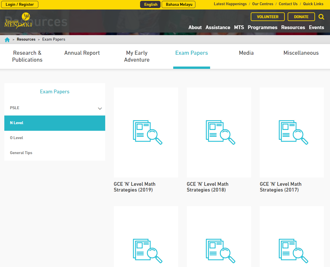 Mendaki - N Level Papers