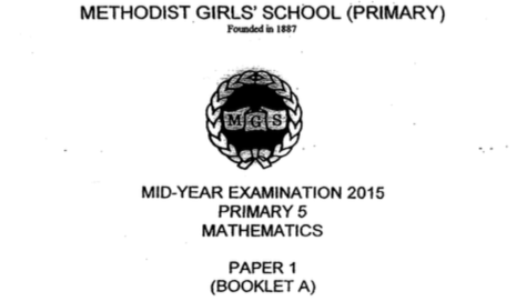 2015 P5 Maths MYE MGS Exam Papers