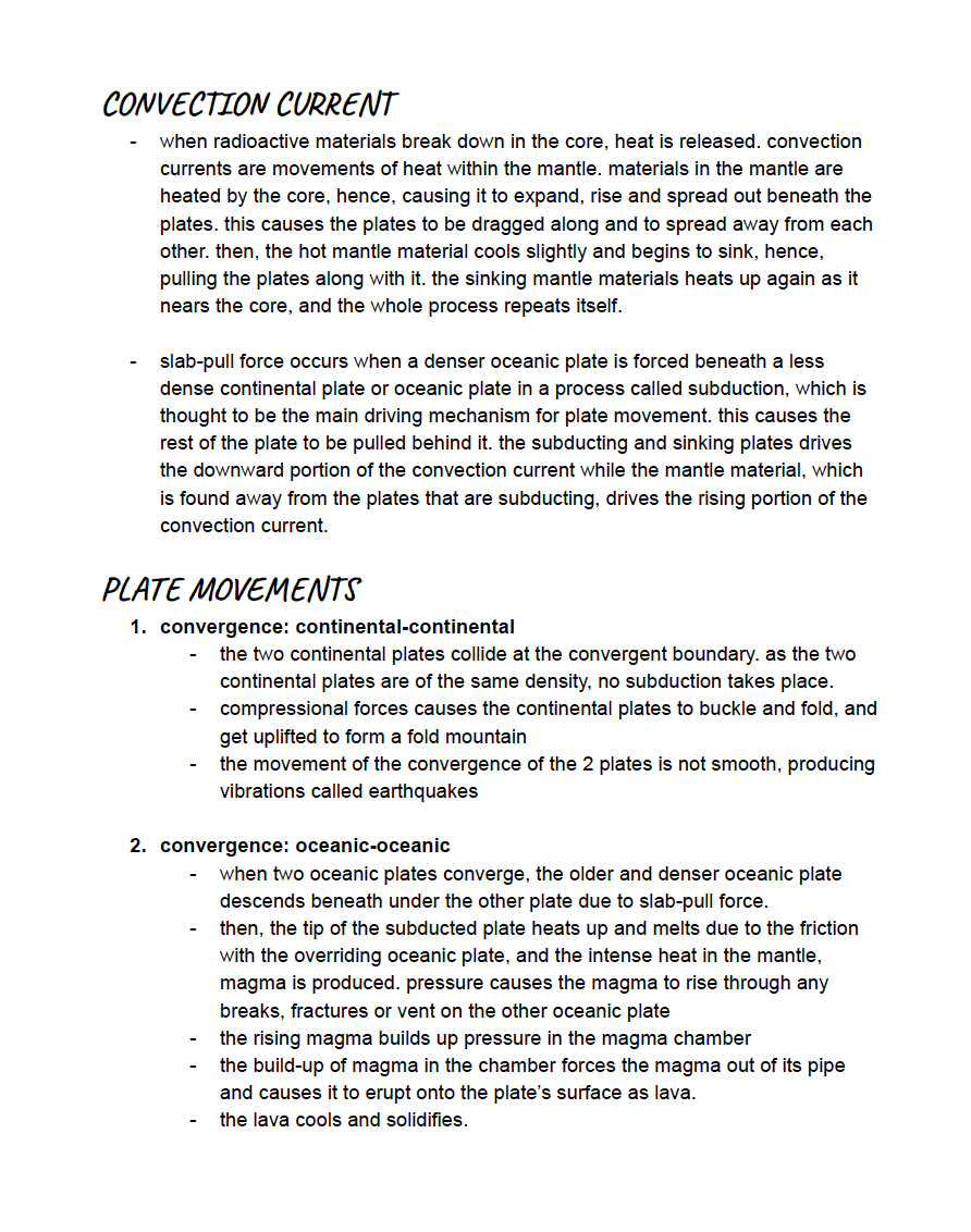 Y2. Geog Tectonic Plates and Earthquakes