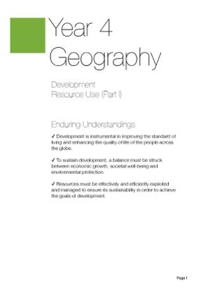 Development & Resources