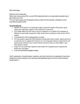 Molecular Techniques