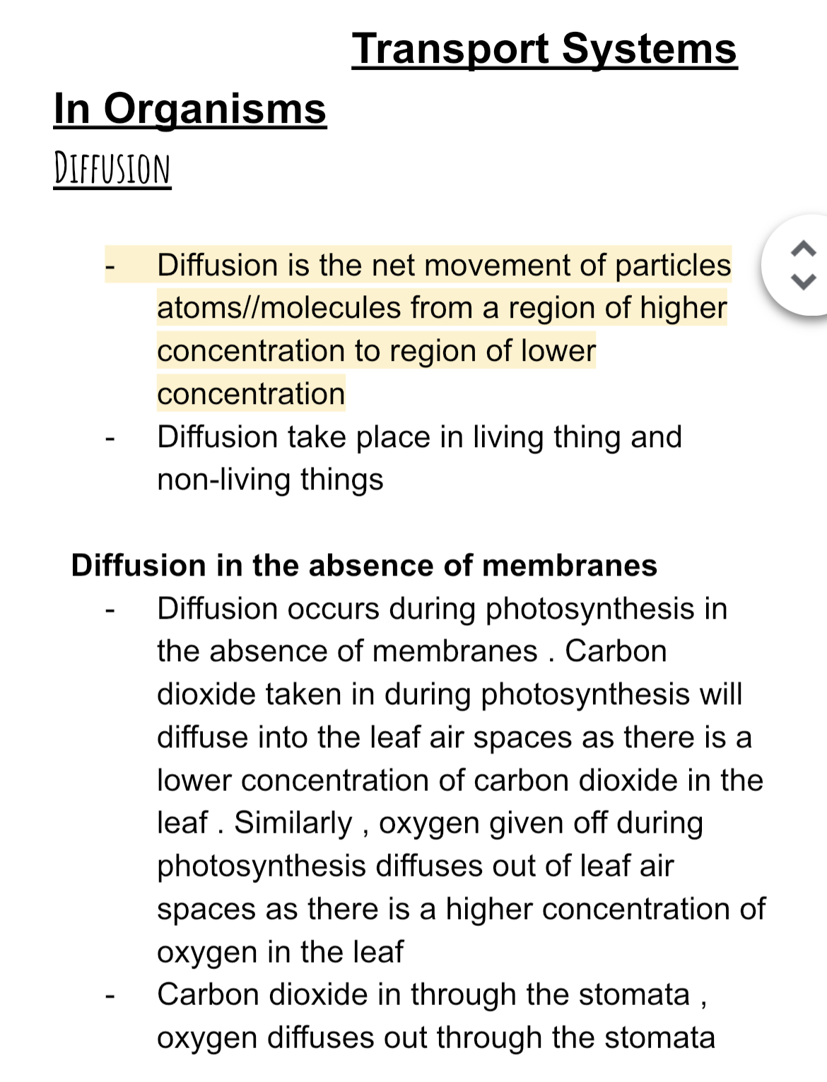 Science(biology) notes 